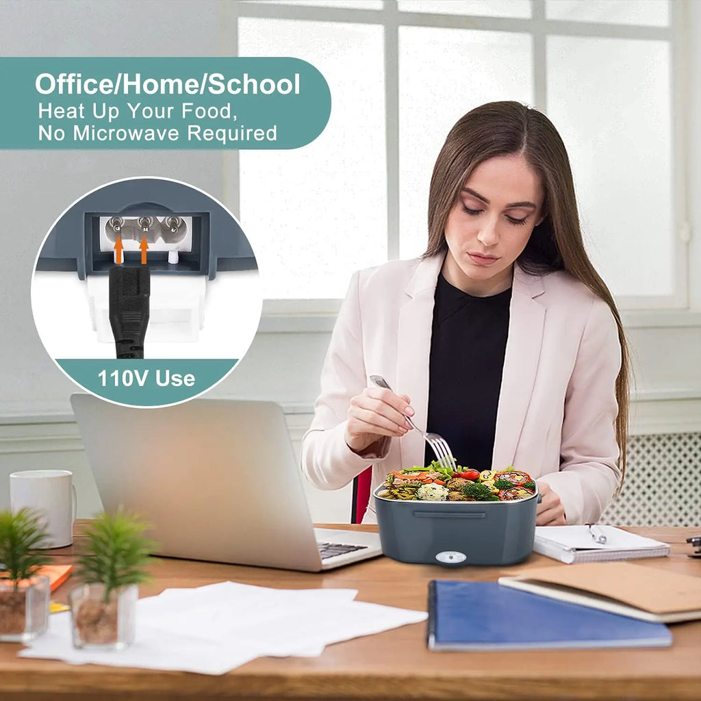 Portable Electric Lunch Box – Heat & Enjoy Healthy Meals Anywhere
