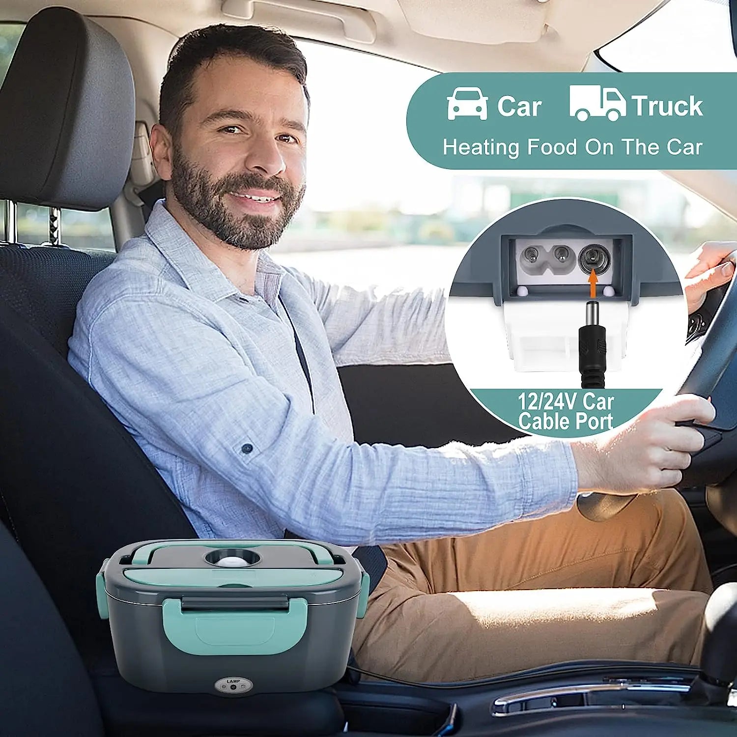 Portable Electric Lunch Box – Heat & Enjoy Healthy Meals Anywhere