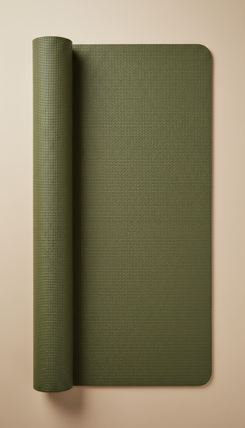 Eco-Friendly Yoga Mat - olive green